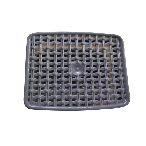 15x10x5cm ग्रे प्लास्टिक साबुन डिश
