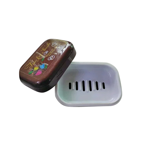 10x10x5cm Plastic Soap Dish - Rectangular, Brown Pvc Material | Crack Resistant, Glossy Finish, Multiple Sizes Available