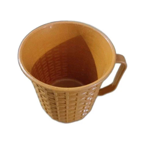 6 Inch Plastic Coffee Mug - 300ml Capacity, Brown Color | Polished Surface Finish, Customized Size, Durable Plastic Material