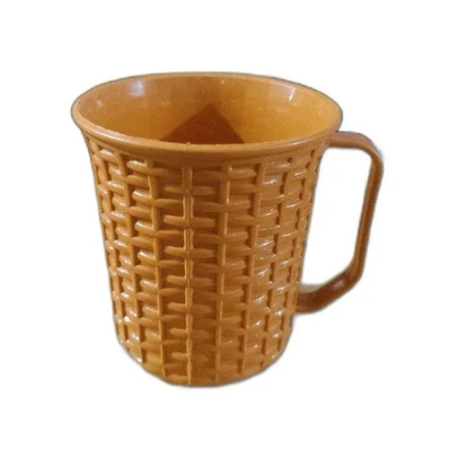 6 Inch Plastic Coffee Mug - 300ml Capacity, Brown Color | Polished Surface Finish, Customized Size, Durable Plastic Material
