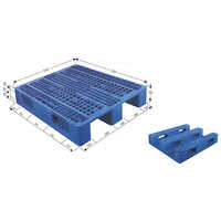 ब्लू इंजेक्शन मोल्ड प्लास्टिक पैलेट का आकार: विभिन्न उपलब्ध