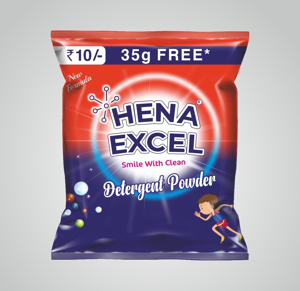 Detergent Powder - Powerful Clean, Removes Stains Effortlessly, Designed For Double Staining Loads, Enhanced With Twice The Cleaning Agents