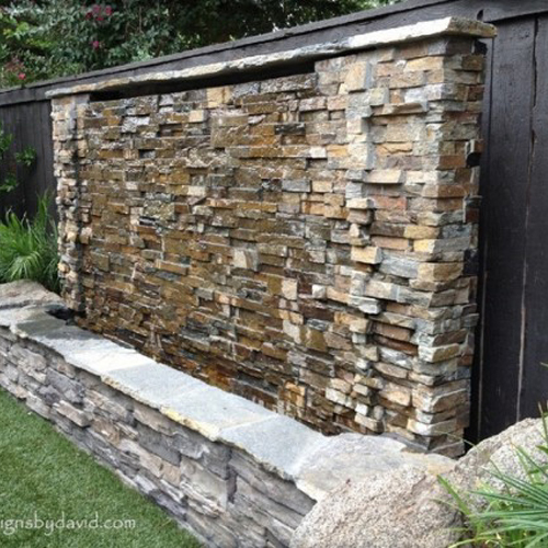 Marble And Granite Wall Fountain - 7 Feet Size, Rgb Underwater Light, 120 Kg Weight, Submersible Cast Iron Pump