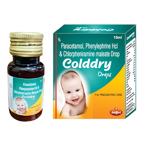 पेरासिटामोल फिनाइलफ्राइन एचसीआई और क्लोरफेनिरामाइन मैलेट ड्रॉप जनरल मेडिसिन
