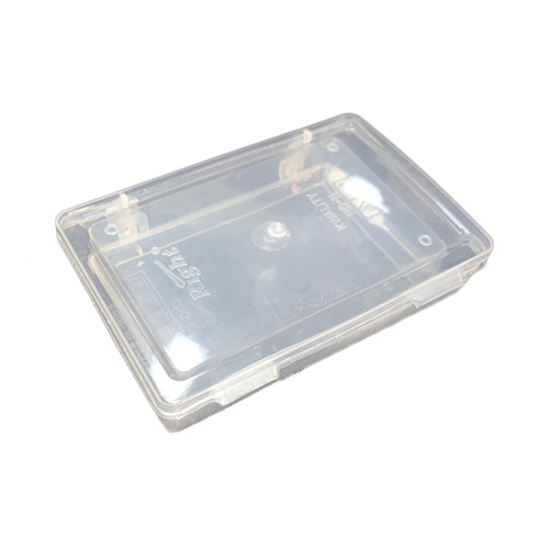 पारदर्शी सफेद प्लास्टिक बॉक्स