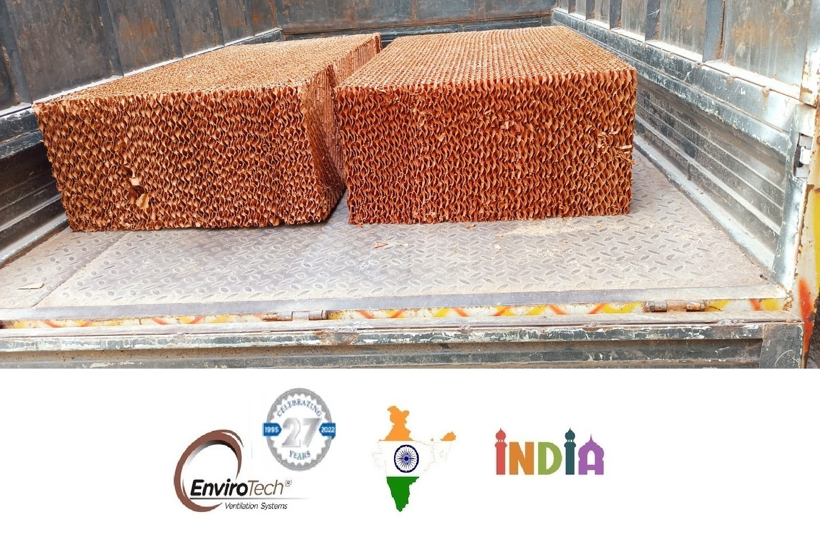 Brown And Green Brown Evaporative Cooling Pad Dealers In Nagpur Maharashtra