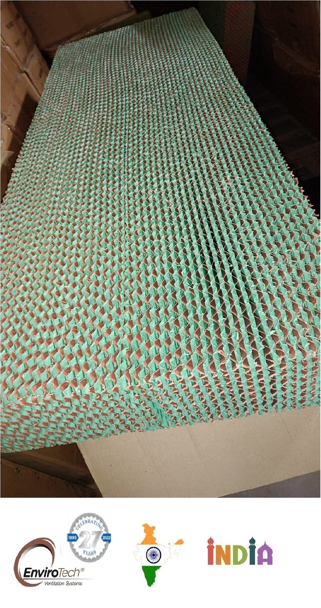 Brown And Green Brown Evaporative Cooling Pad Dealers In Nagpur Maharashtra