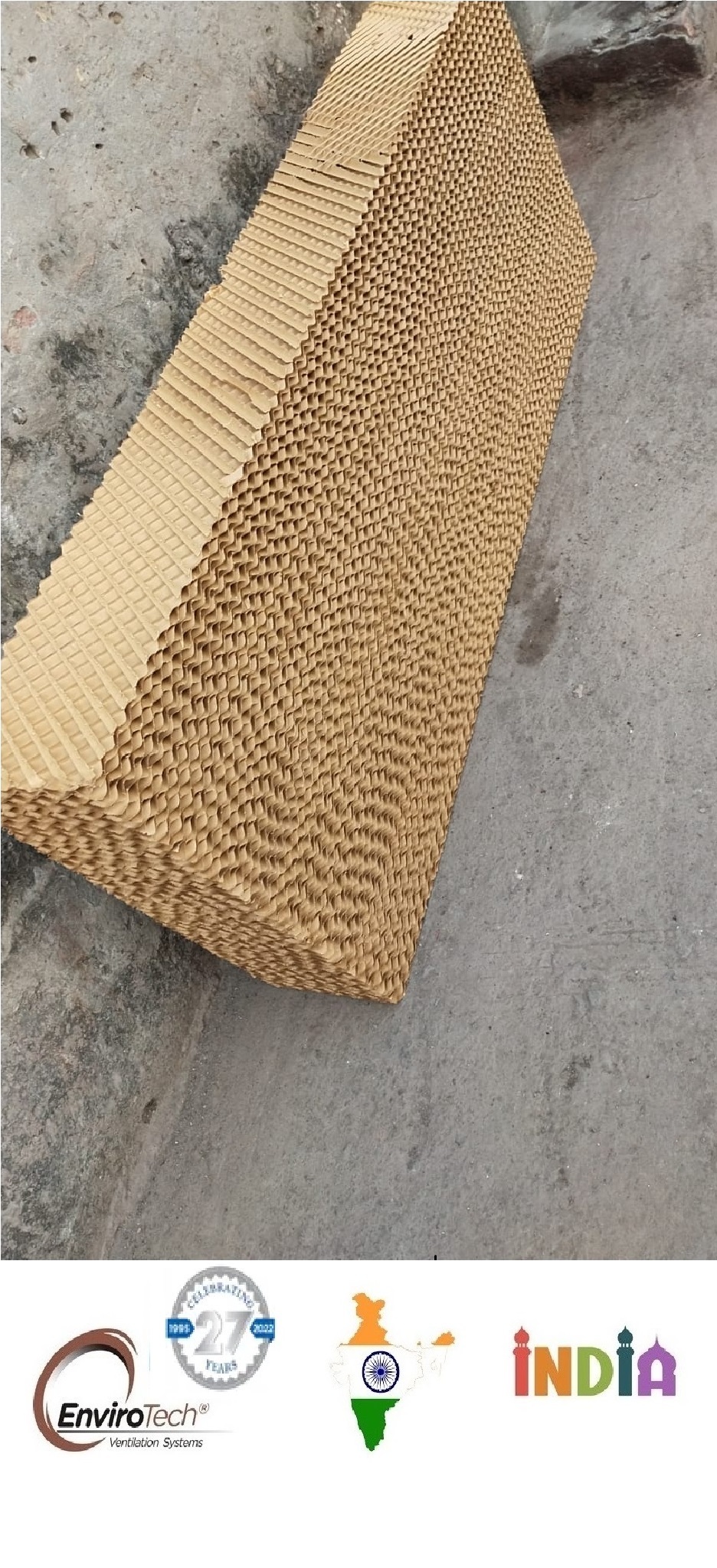 Brown And Green Brown Evaporative Cooling Pad Dealers In Nagpur Maharashtra