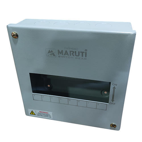 Spn Type Single Door Mcb Distribution Board - Metal Base, Painted Finish | Optimal Performance, Easy Installation, Long Service Life