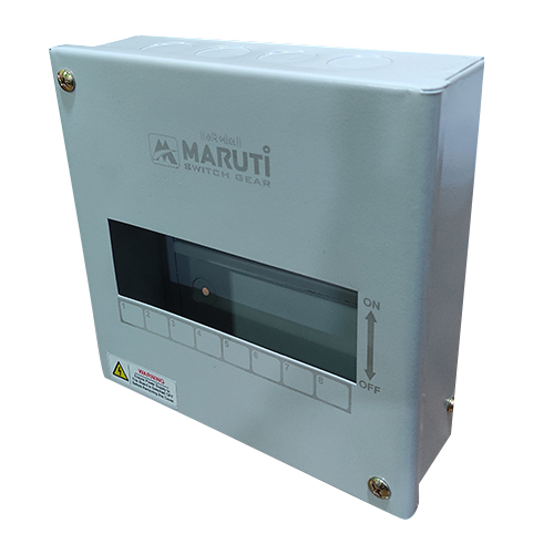 Spn Type Single Door Mcb Distribution Board - Metal Base, Painted Finish | Optimal Performance, Easy Installation, Long Service Life