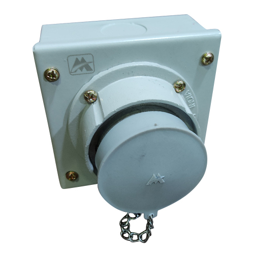 Industrial 3 Pin Extension Board - High Conductivity Rubber, Ergonomic Design, Ip54 Protection | Ultra-smooth Rotation, Cable Guard, Soft Rubber Grommet