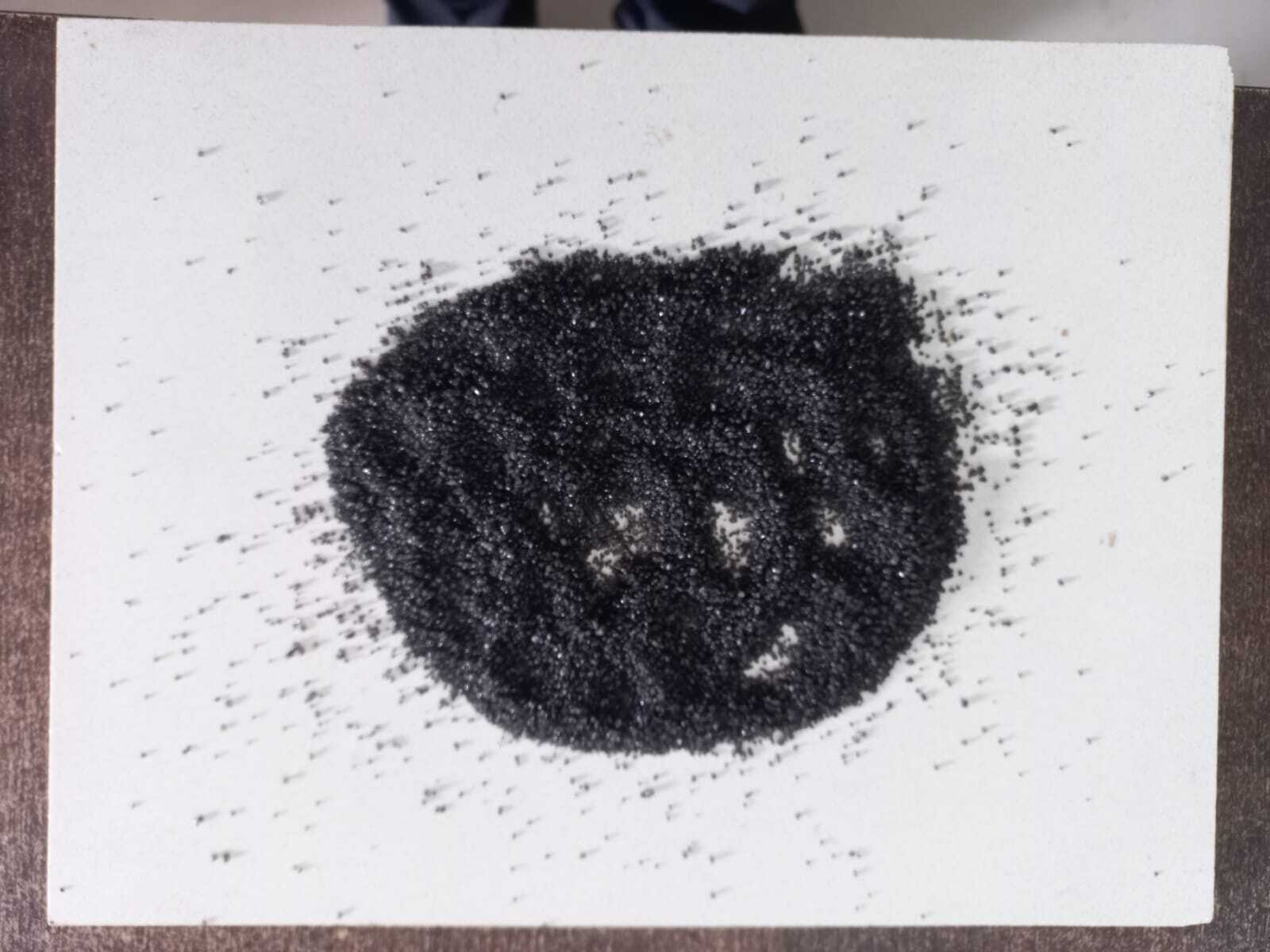 Black Color Coating Sand For Grout Filling 16/24 Mesh Non Removable Color Best For Industrial Application - Stone Form: Cut-to-size