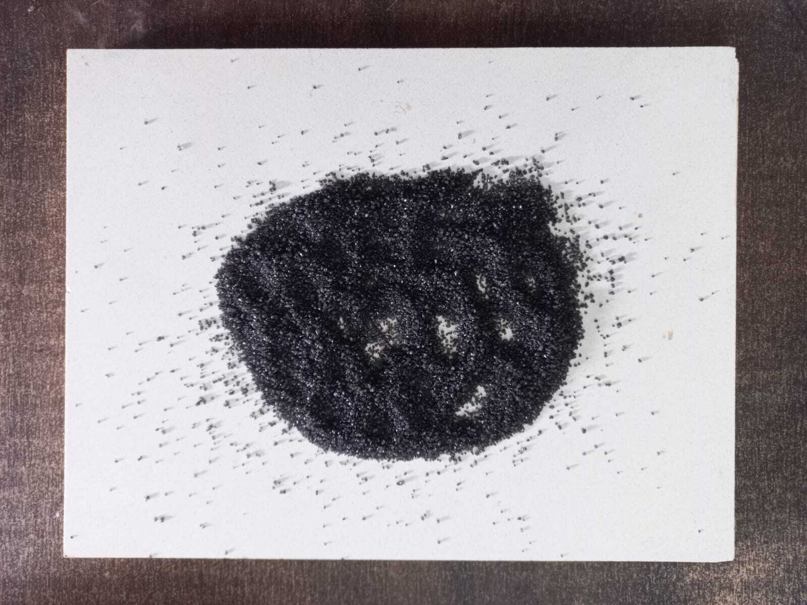 Black Color Coating Sand For Grout Filling 16/24 Mesh Non Removable Color Best For Industrial Application - Stone Form: Cut-to-size