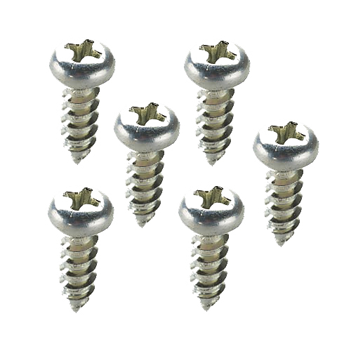 Self Tapping Screws - Steel, 2.9 X 9.5 To 25mm, White | Pan Head, Button Head, Csk, Hex Flange Head, Galvanized Finish