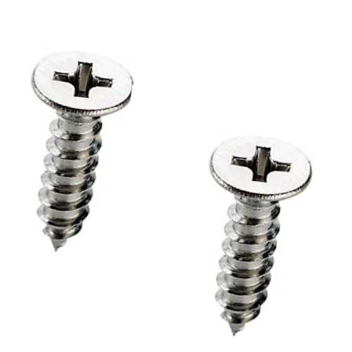 Self Tapping Screws - Steel, 2.9 X 9.5 To 25mm, White | Pan Head, Button Head, Csk, Hex Flange Head, Galvanized Finish