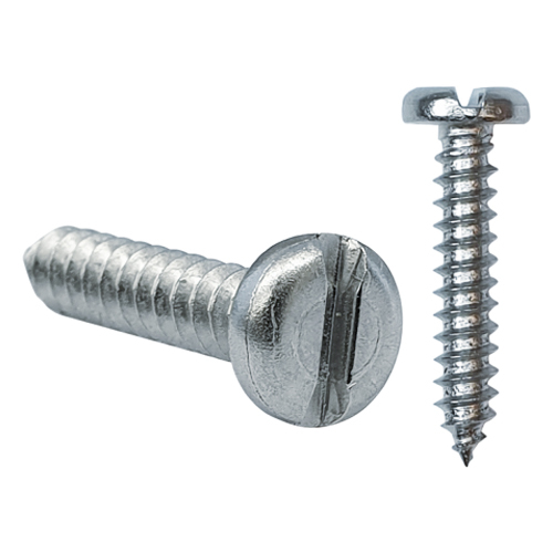 Self Tapping Screws - Steel, 2.9 X 9.5 To 25mm, White | Pan Head, Button Head, Csk, Hex Flange Head, Galvanized Finish