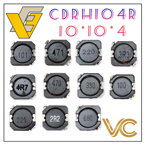 सीडीआरएच 104r-102m 1mh 10x10x4 एसएमडी पावर इंडक्टर अनुप्रयोग: औद्योगिक
