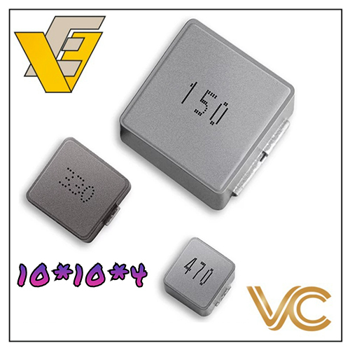 Nr1040-101 Inductor - 100uh, 10x10x4 Millimeter, Gray | Industrial Application, Ve Power Shield Design