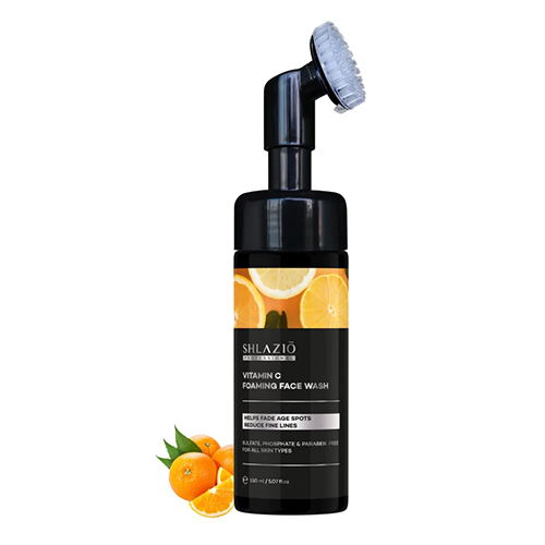 150 Ml Vitamin-c Foaming Face Wash - Liquid Gel Form, Ideal For Normal Skin | Smudge Proof, Enriched With Minerals, Easy To Use
