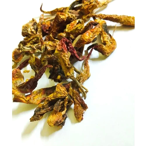 C Grade Fatki Dried Chilli - Organic Mature Green Chilli Pods, Sun-dried For Enhanced Flavor | 12 Months Shelf Life, Raw Processing, Dry Storage