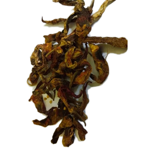 C Grade Fatki Dried Chilli - Organic Mature Green Chilli Pods, Sun-dried For Enhanced Flavor | 12 Months Shelf Life, Raw Processing, Dry Storage