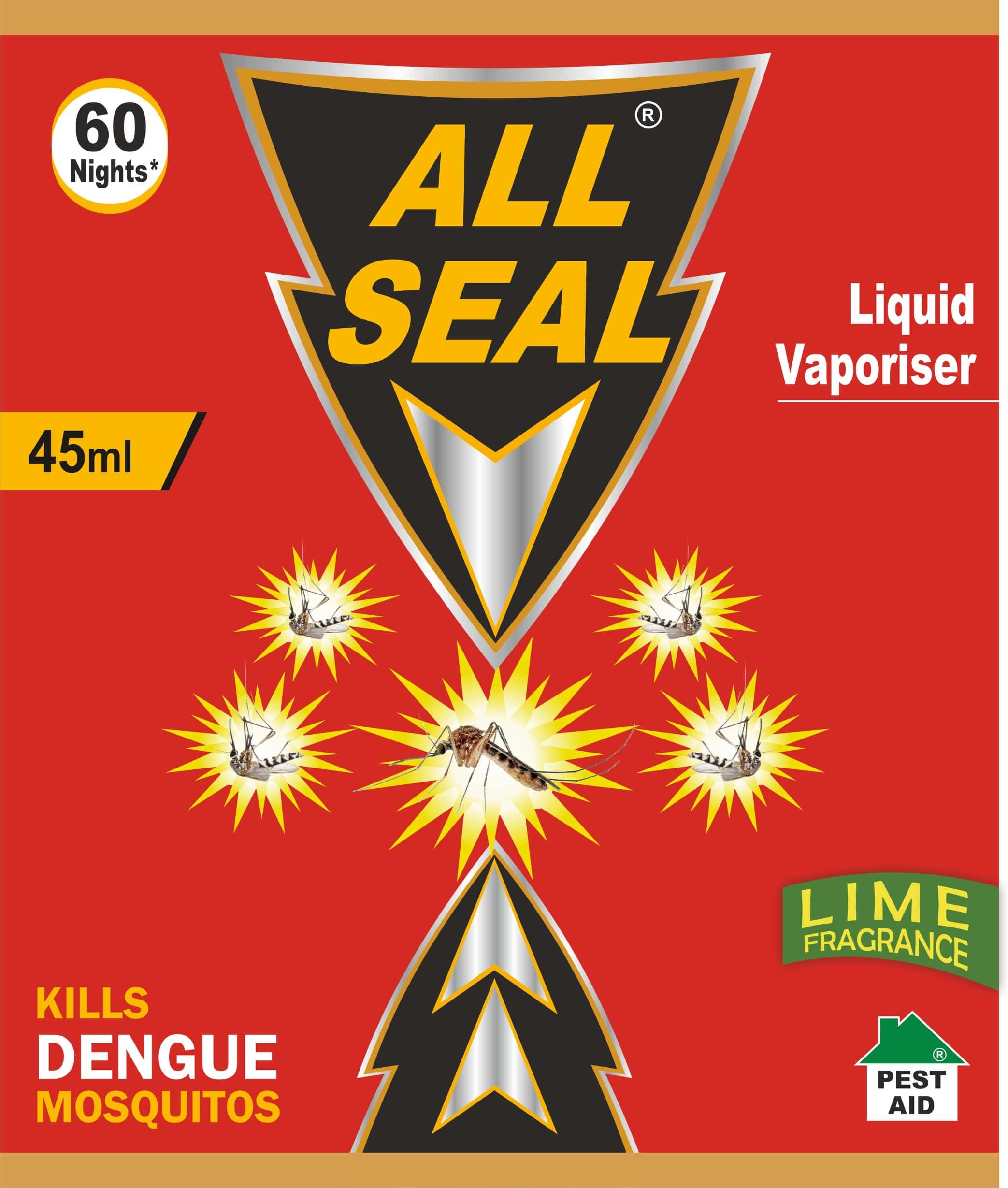 Liquid Vaporizer - Liquid State, 45 Nights Duration | Manual Use, Mosquito Killer, Refreshing Lemon Grass Fragrance