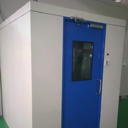 Cleanroom Air Shower - Stainless Steel, 1700(w) X 1000(d) X 2140(h) Mm | Semi-automatic, Portable, High-pressure Air Cleansing