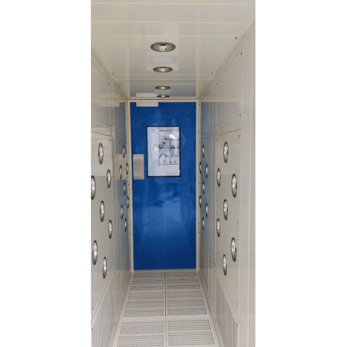 Cleanroom Air Shower - Stainless Steel, 1700(w) X 1000(d) X 2140(h) Mm | Semi-automatic, Portable, High-pressure Air Cleansing