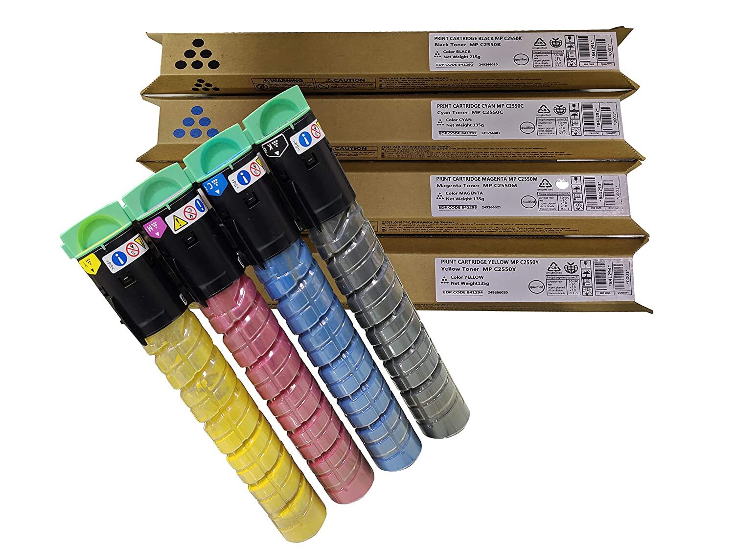 Ricoh Mp-c2503 Printer Toner Cartridge - Color: Black Cyan Magenta Yellow