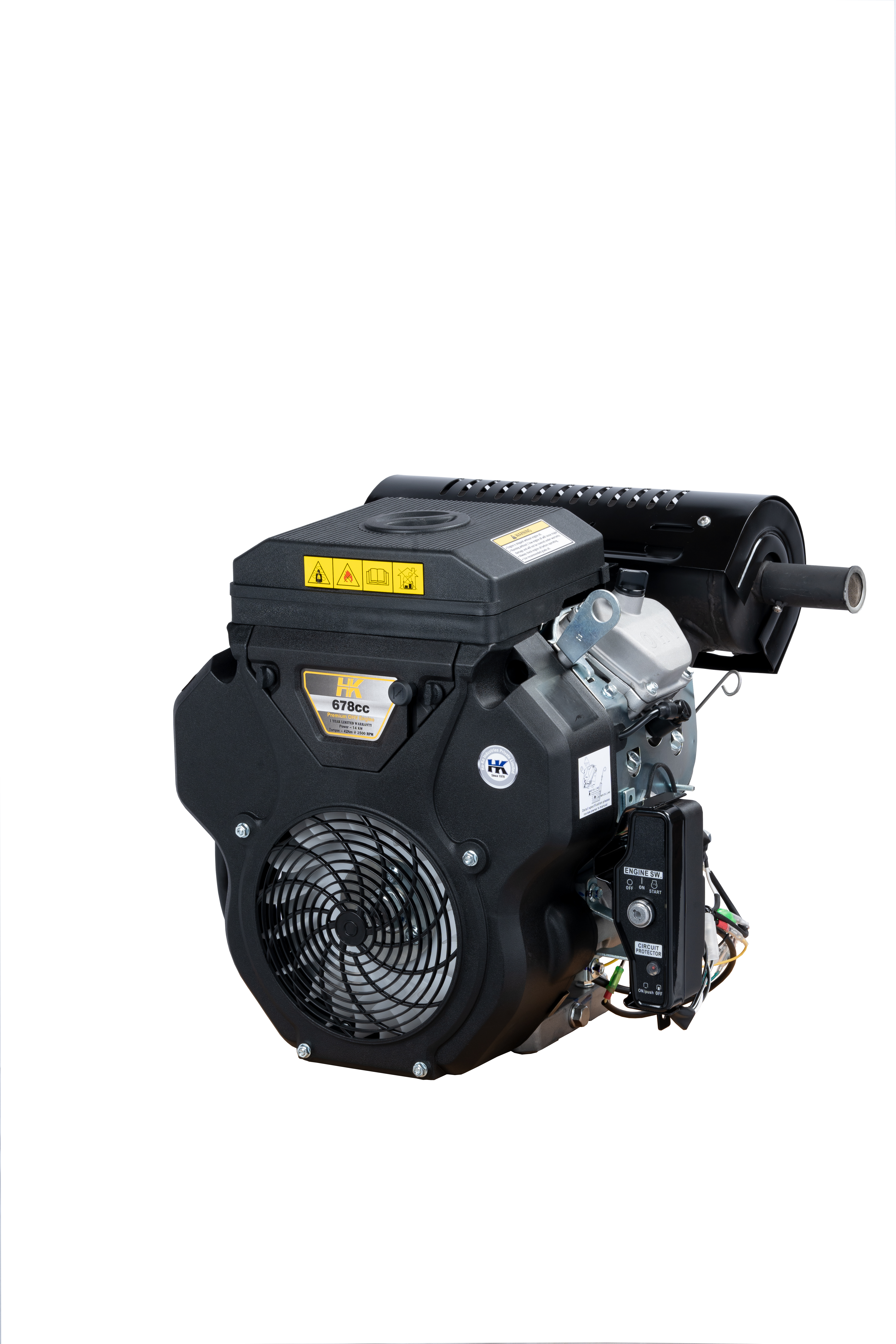 Hk678 Vtwin Horizontal Shaft Petrol Engine - Application: Industrial