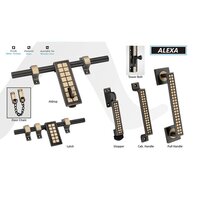 ब्लैक-गोल्डन इटैलियन एंटीक फिनिश वुडन डोर एल्ड्रॉप