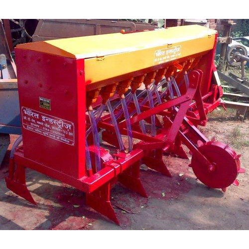 येलो एंड रेड जीरो टिल सीड ड्रिल मशीन