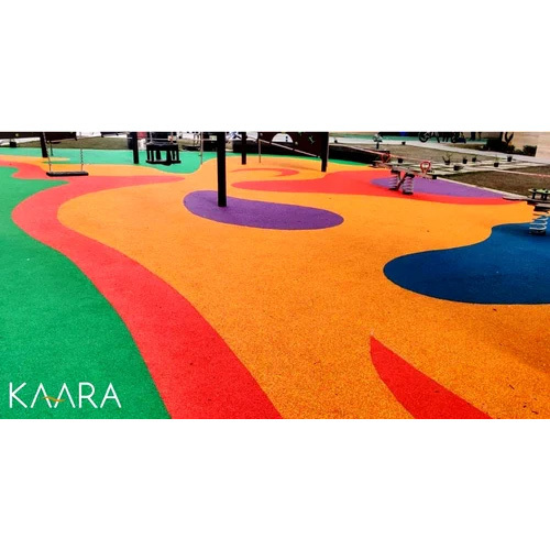 Epdm Rubber Flooring - Ethylene Propylene Diene Methylene Material, Multicolor Design | Anti-slip, Easy Installation, Sound Absorption