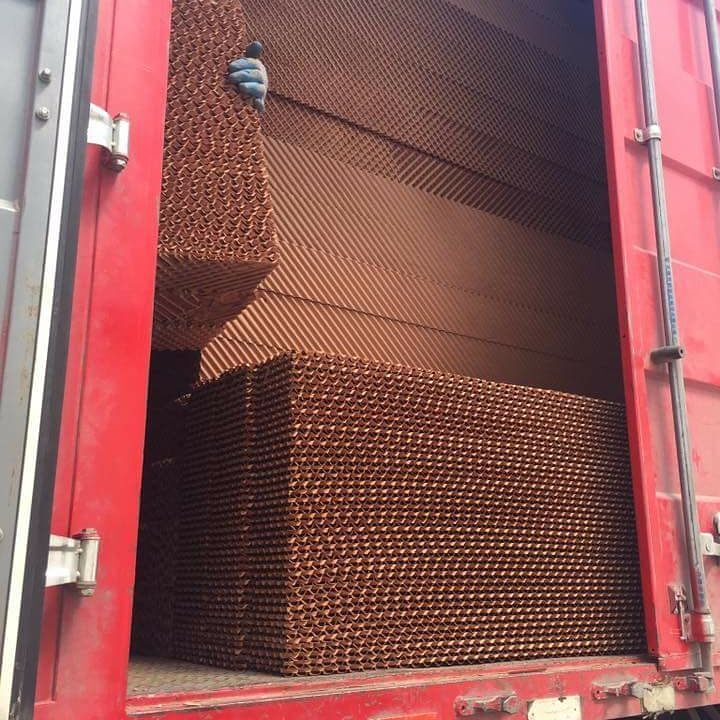 Brown And Green Brown Evaporative Cooling Pad Manufacturer In Cuttack Odisha