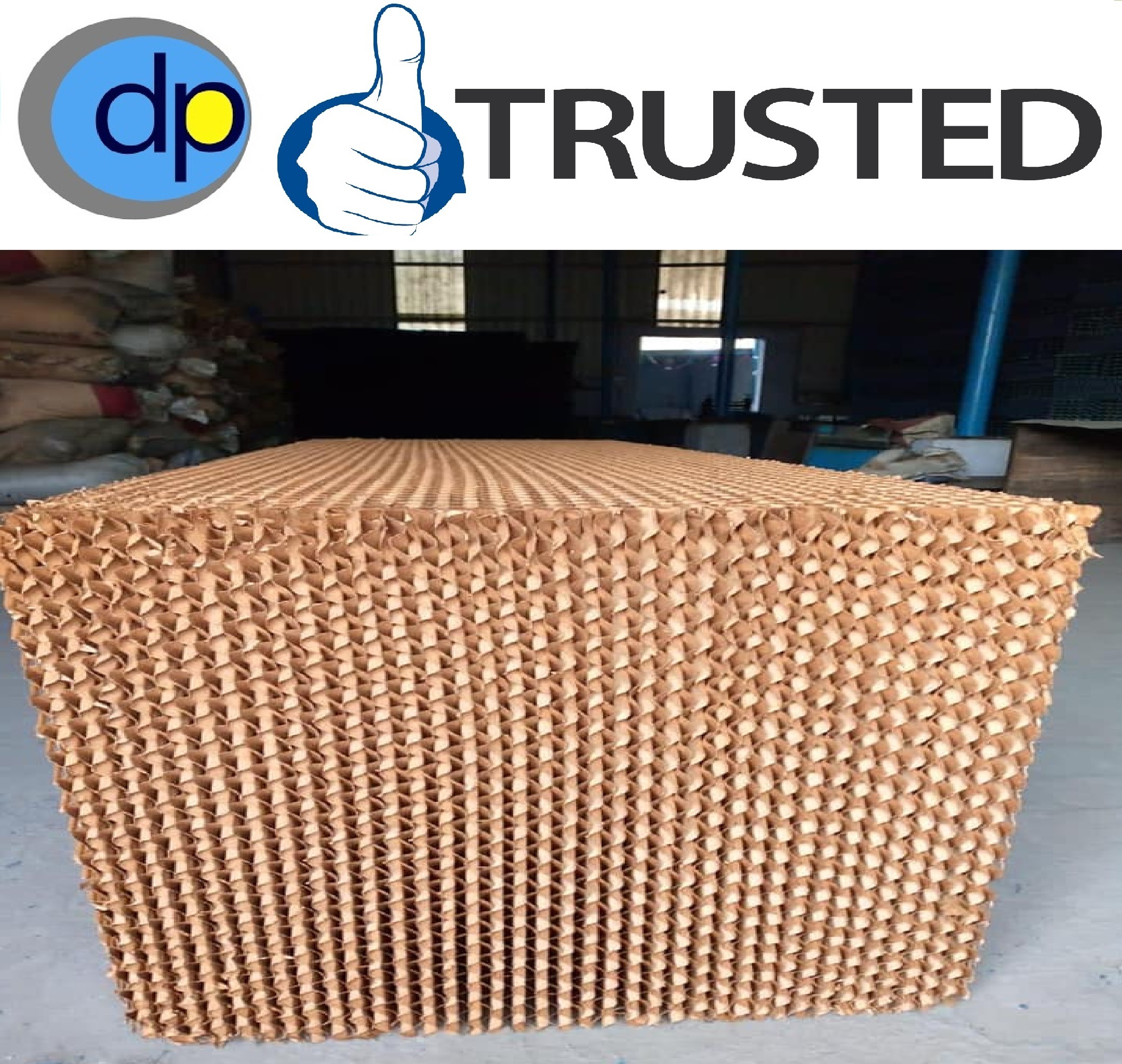Evaporative Cooling Pad - 600x600x50 Mm To 1800x600x300 Mm | Ideal For Livestock, Greenhouses, Industrial Applications, And Efficient Humidification