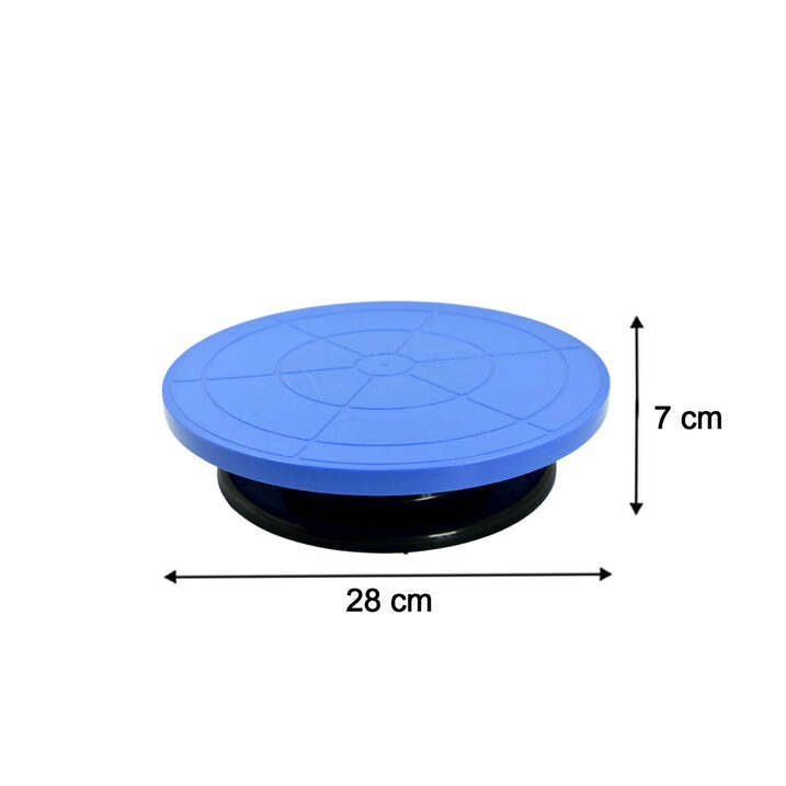 Rotate Round Cake Stand - Plastic