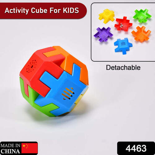 Octa Cube Activity Cube - Plastic, 7x7x7 Cm, Multicolor | Engaging 6 ...