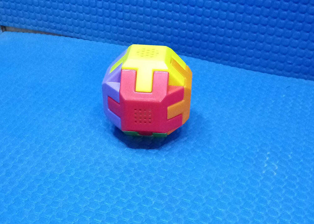 Octa Cube Activity Cube - Plastic, 7x7x7 Cm, Multicolor | Engaging 6-sided Learning Toy For Hand-eye Coordination And Problem Solving