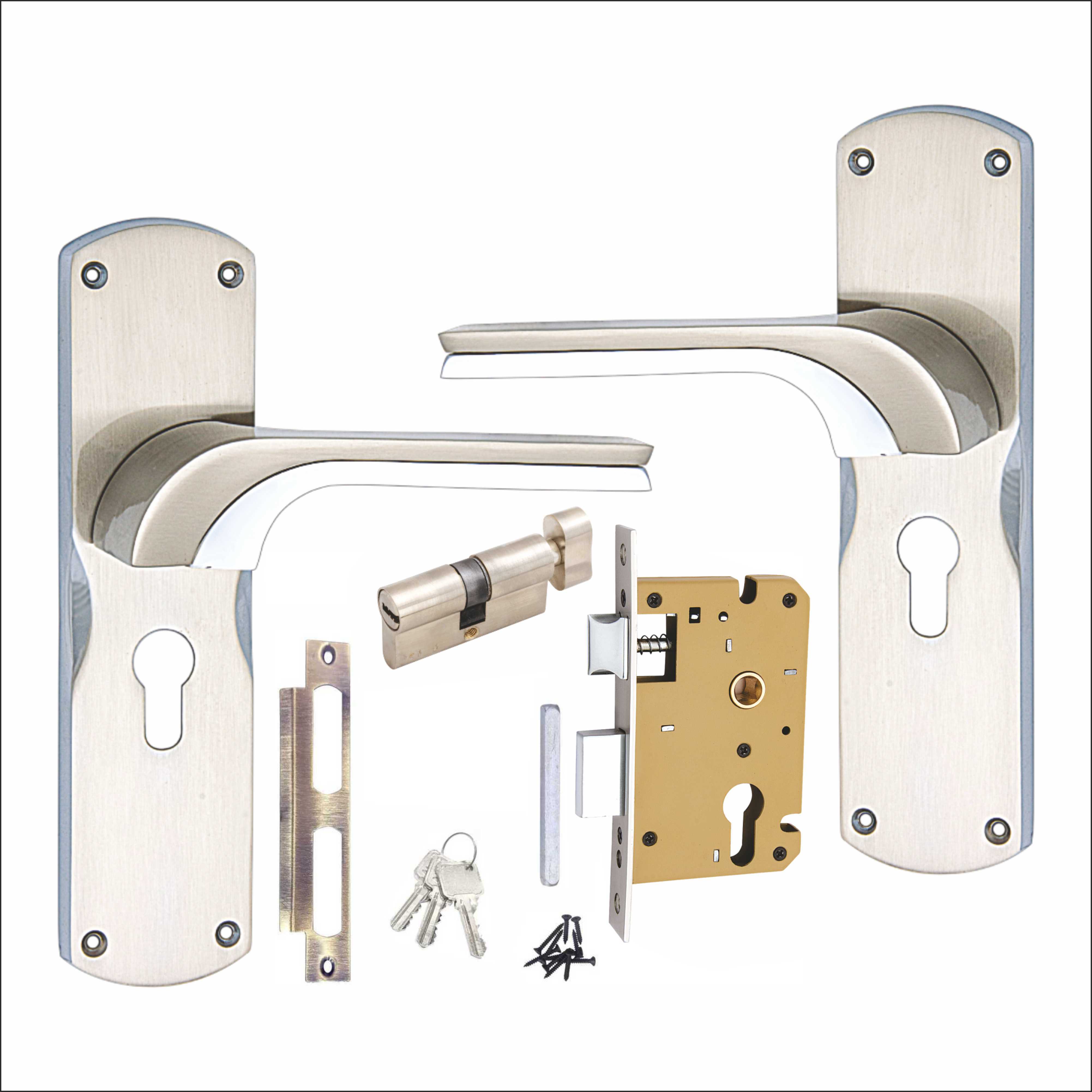 Zinc Mortice Handle Cpss Finish 8 Inches O 46 Cy Osk Weight: Approx 1.7 Kilograms (Kg)