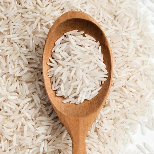 White Long Grain Rice - Organic, Dried, 100% Purity | Solid Long Grain with Pristine White Color, Ideal for Culinary Applications