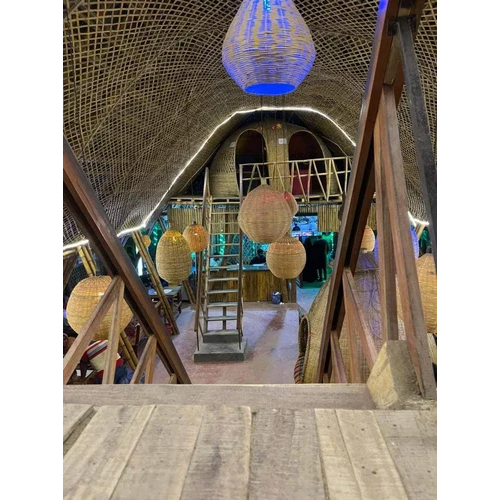 Bamboo Decorative Ceiling Shed - Bamboo Material Ideal For Hotels/restaurants & Homes | Durable High-quality Versatile Design