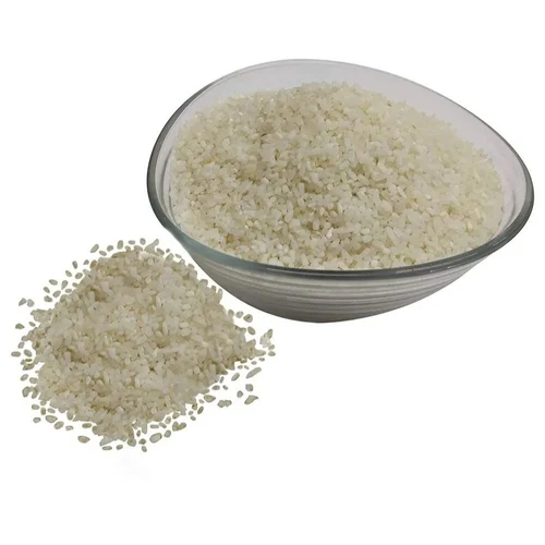 White Broken Rice - Organic Short Grain, Solid White Color | 100% Purity, Dried Style, Ideal For Curries And Kheer