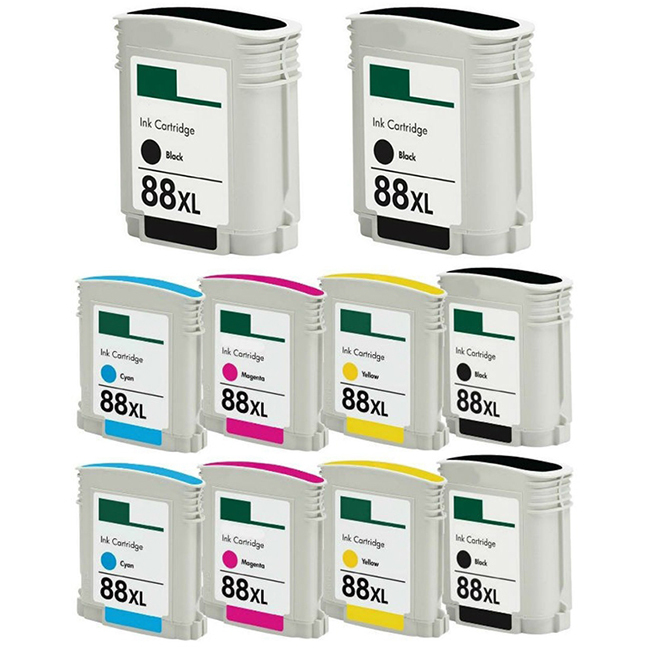Hp 88xl Black Original Ink Cartridge - Concentration: High Yield