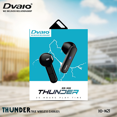 Dvaio Xd-n21 वायरलेस ब्लूटूथ ट्रू वायरलेस हेडफ़ोन बॉडी मटेरियल: Abs