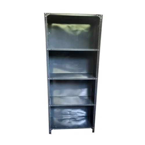ग्रे 5 फीट माइल्ड स्टील 3 साइडेड कवर्ड स्टोरेज रैक