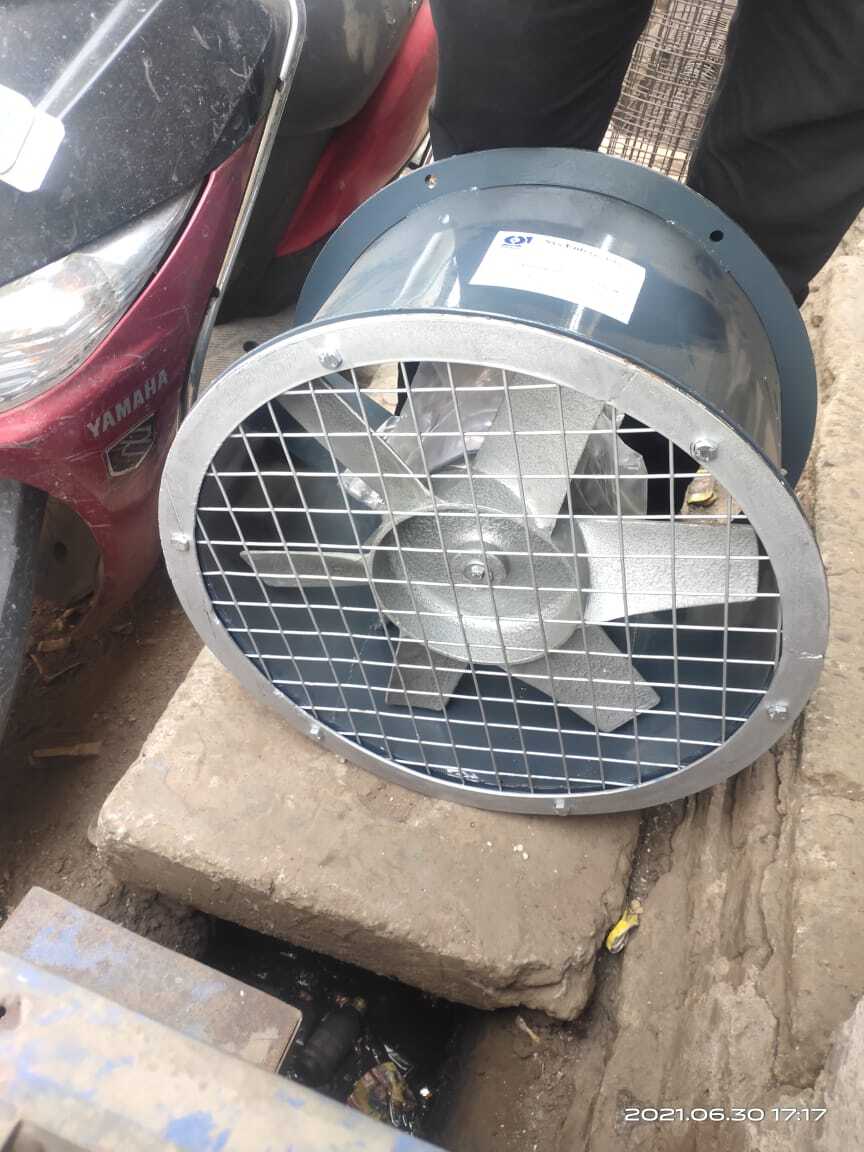 Axial Fan With Damper - Blade Diameter: 300-1600 Millimeter (Mm)