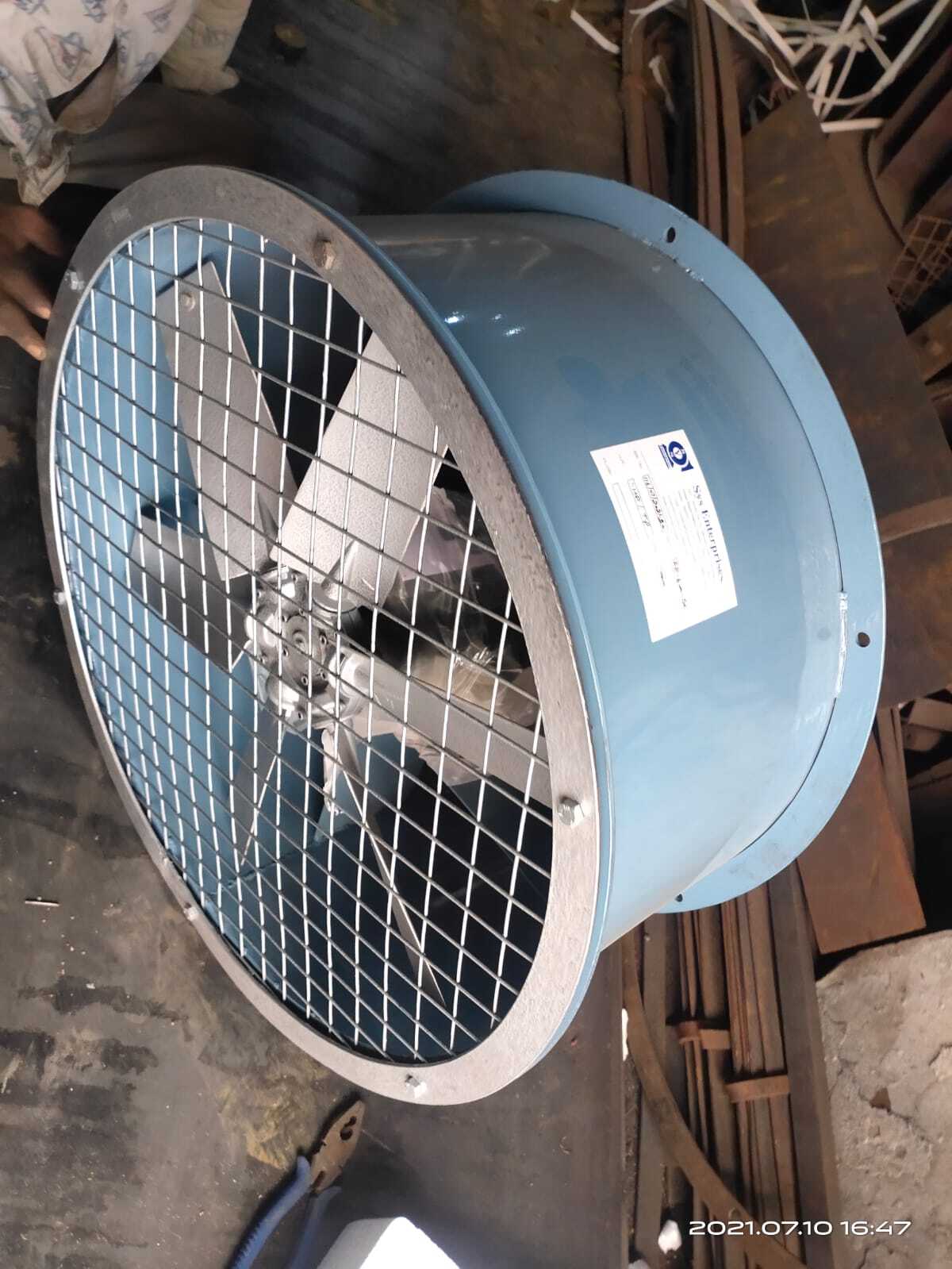 Axial Fan With Damper - Blade Diameter: 300-1600 Millimeter (Mm)