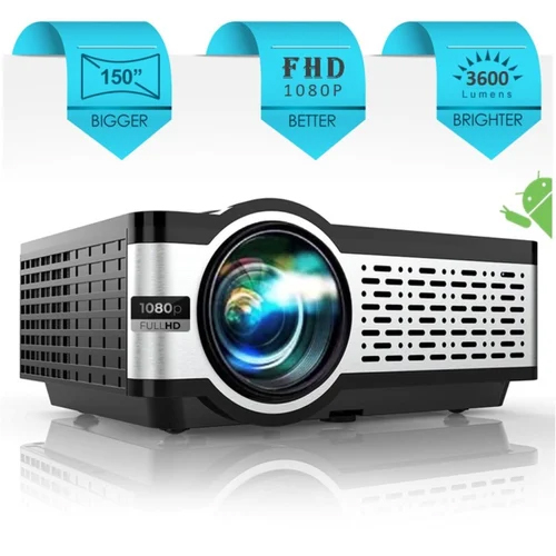 I9 Pro-Max Multimedia Projector Brightness: 3600 Lumens