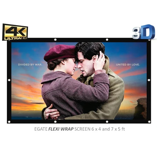 Eyelet Projector Screen Pictures Size: 2.13x1.52 Meter