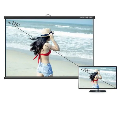 Eyelet Projector Screen Pictures Size: 2.13x1.52 Meter